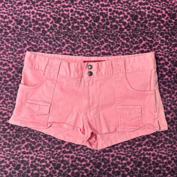 Y2K Vintage GUESS Low Rise Shorts - Picture 1 of 7